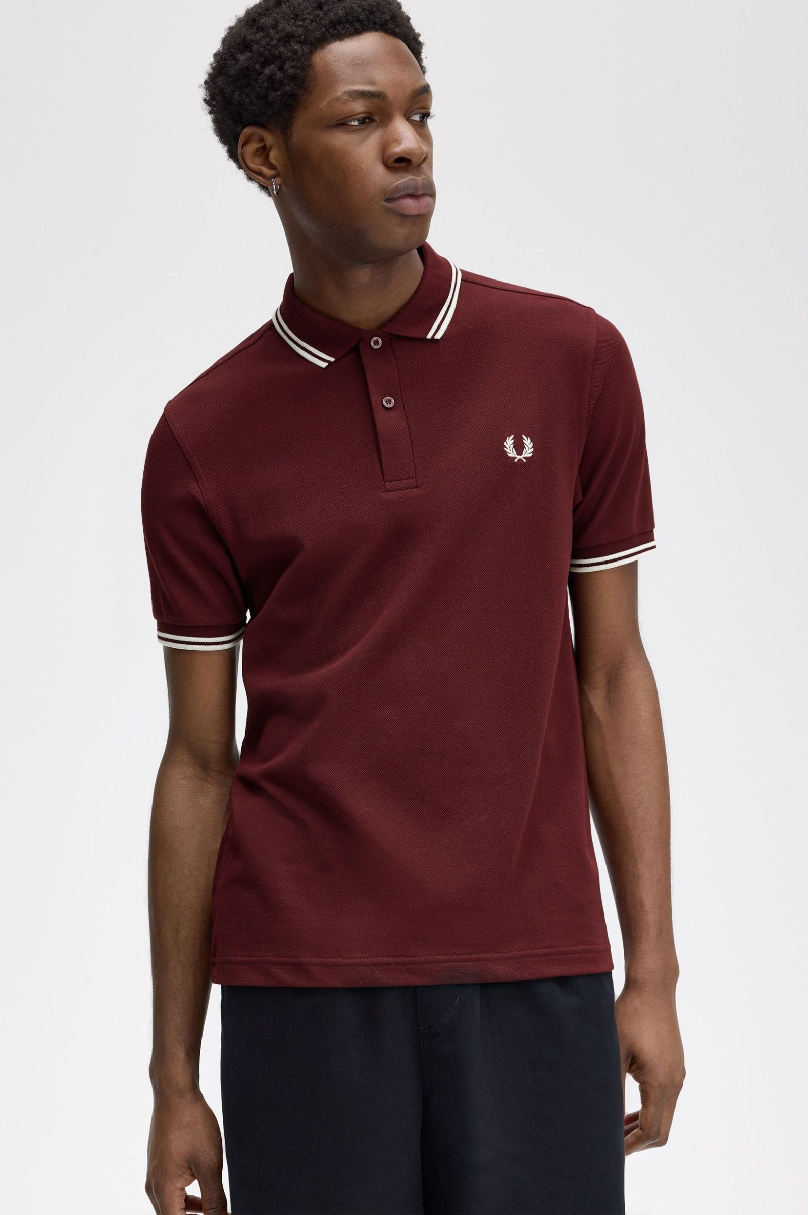 THE SHIRT (Dark Red / Raw / Raw)