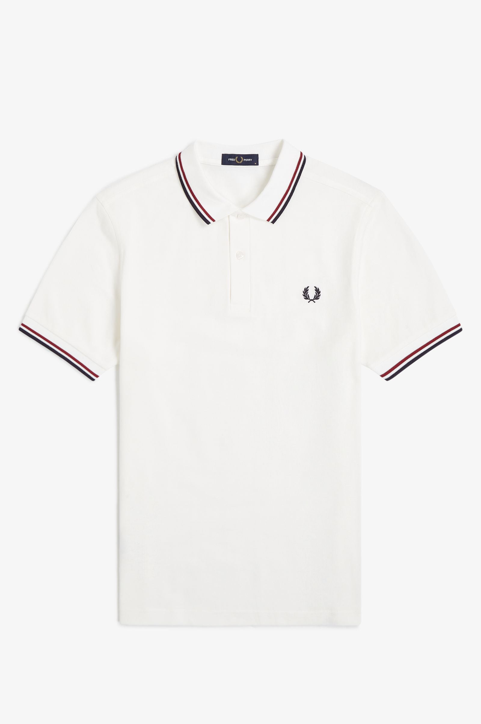 THE SHIRT (Snow White / Burnt Red / Navy Blue)