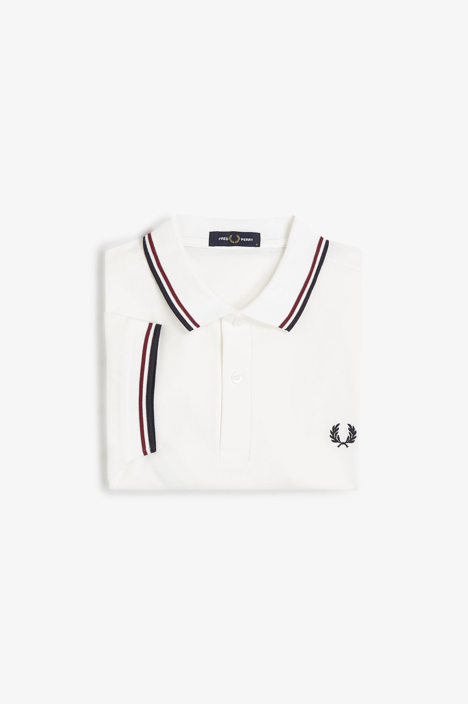 THE SHIRT (Snow White / Burnt Red / Navy Blue)