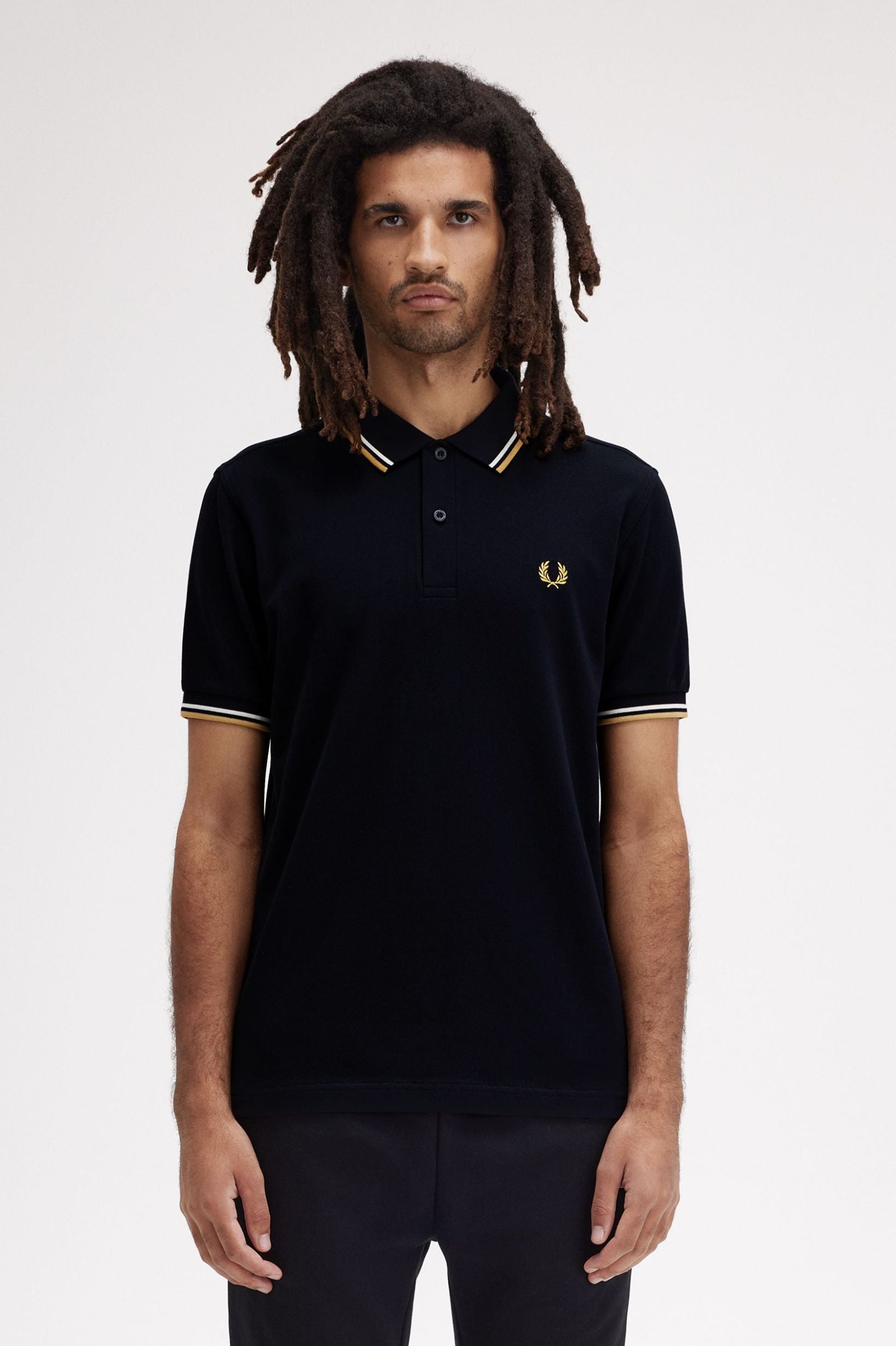 THE SHIRT (Navy Blue / Ecru / Honeycomb)