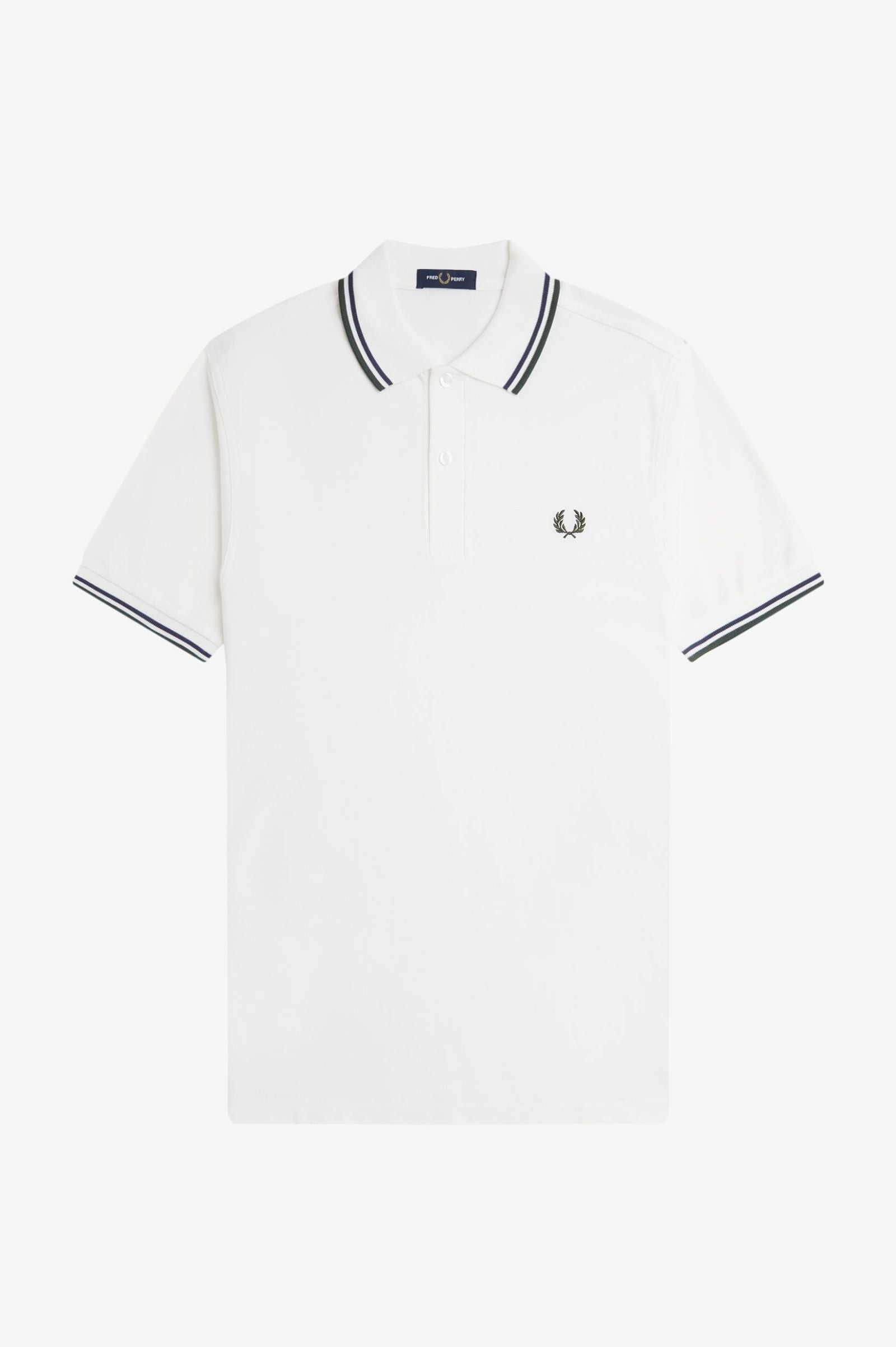 THE SHIRT (Snow White / Tennis Blue / Field Green)