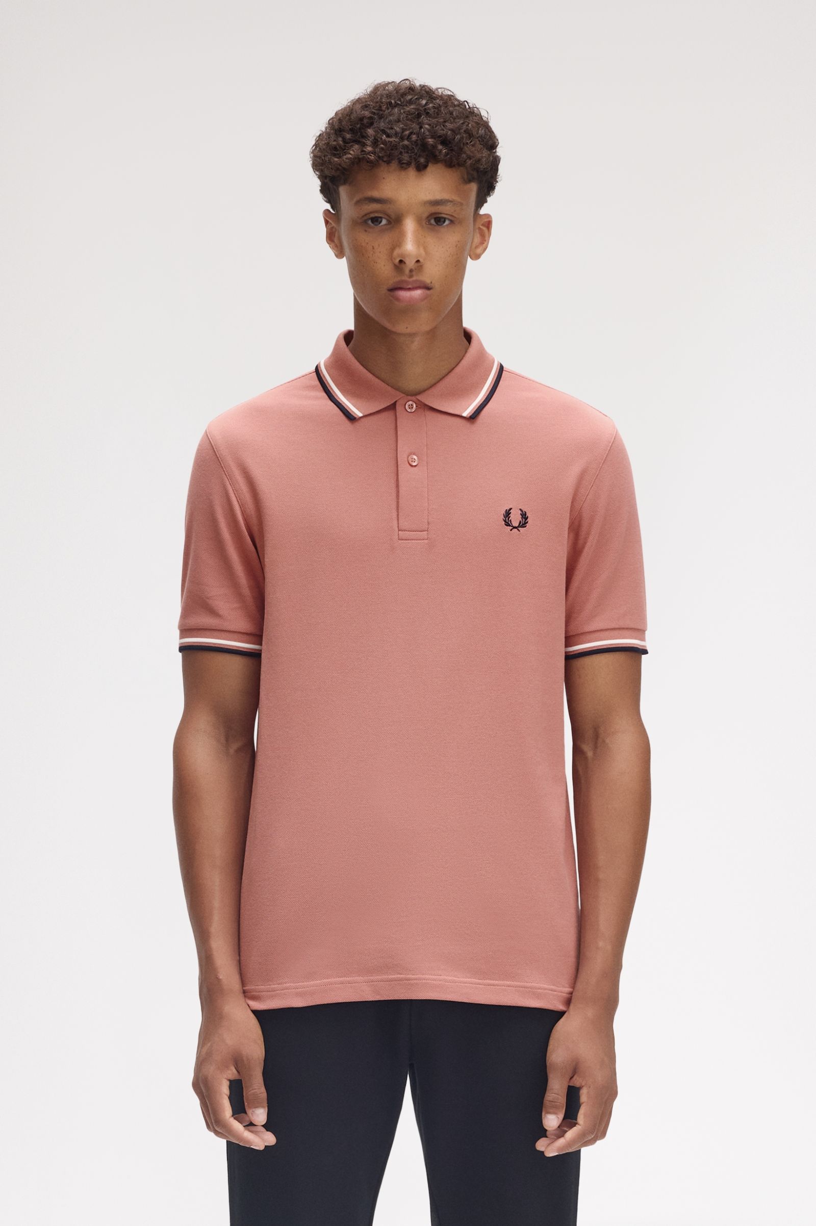 THE SHIRT (Putty Pink / Raw / Navy Blue)