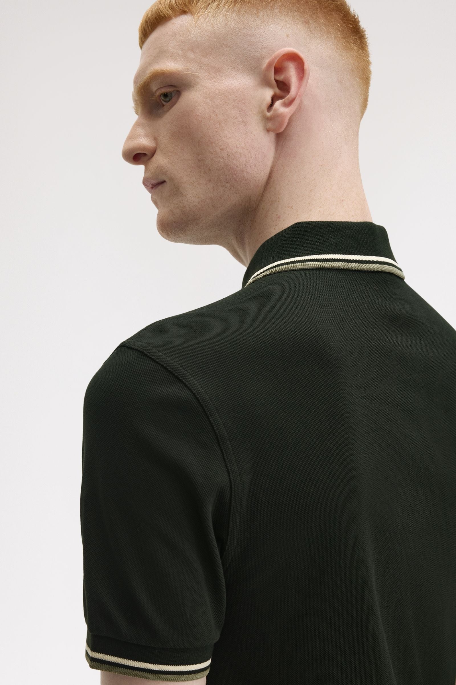 THE SHIRT (Midnight Green / Light Ecru / Mint Olive Green)