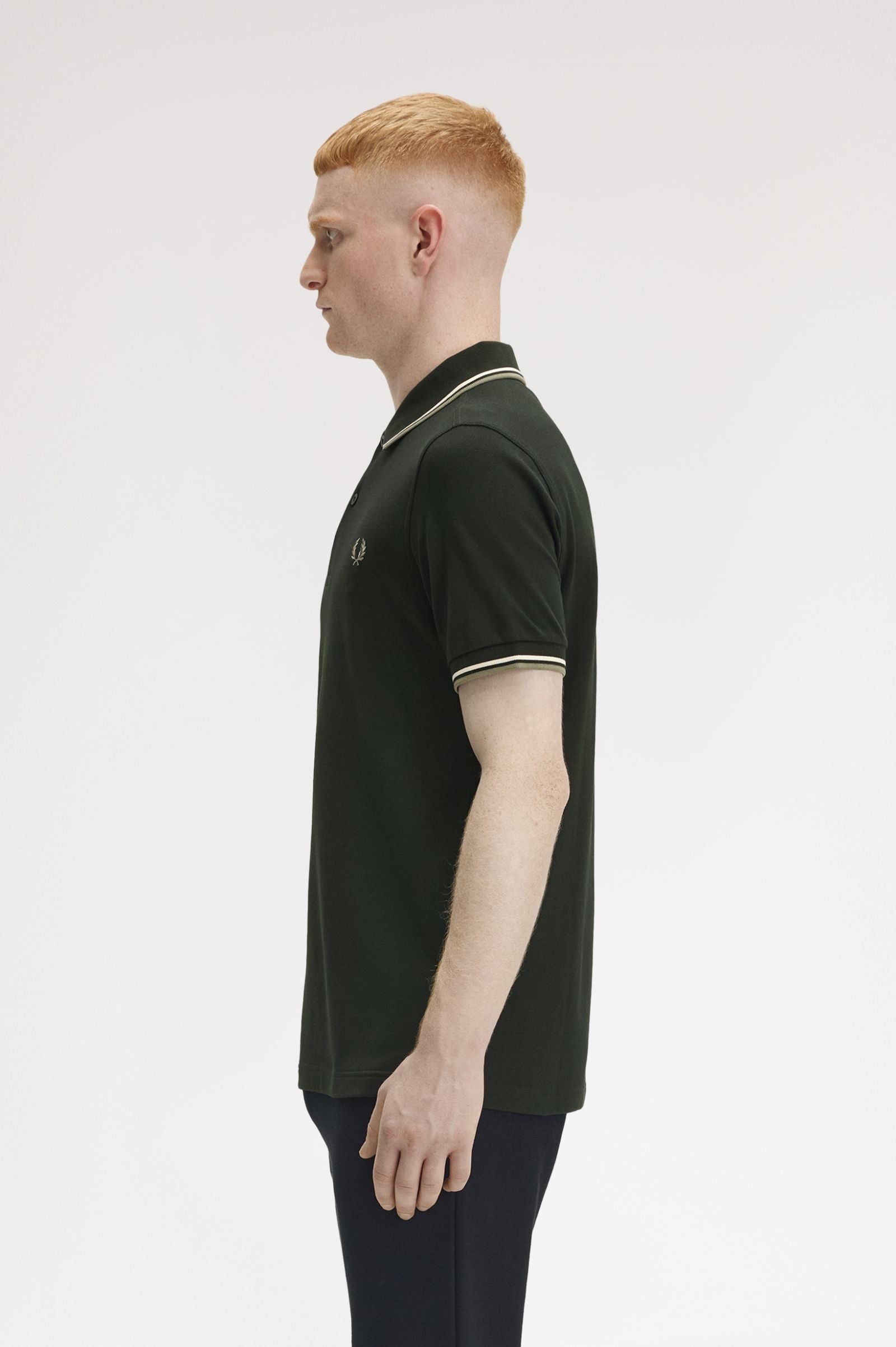 THE SHIRT (Midnight Green / Light Ecru / Mint Olive Green)
