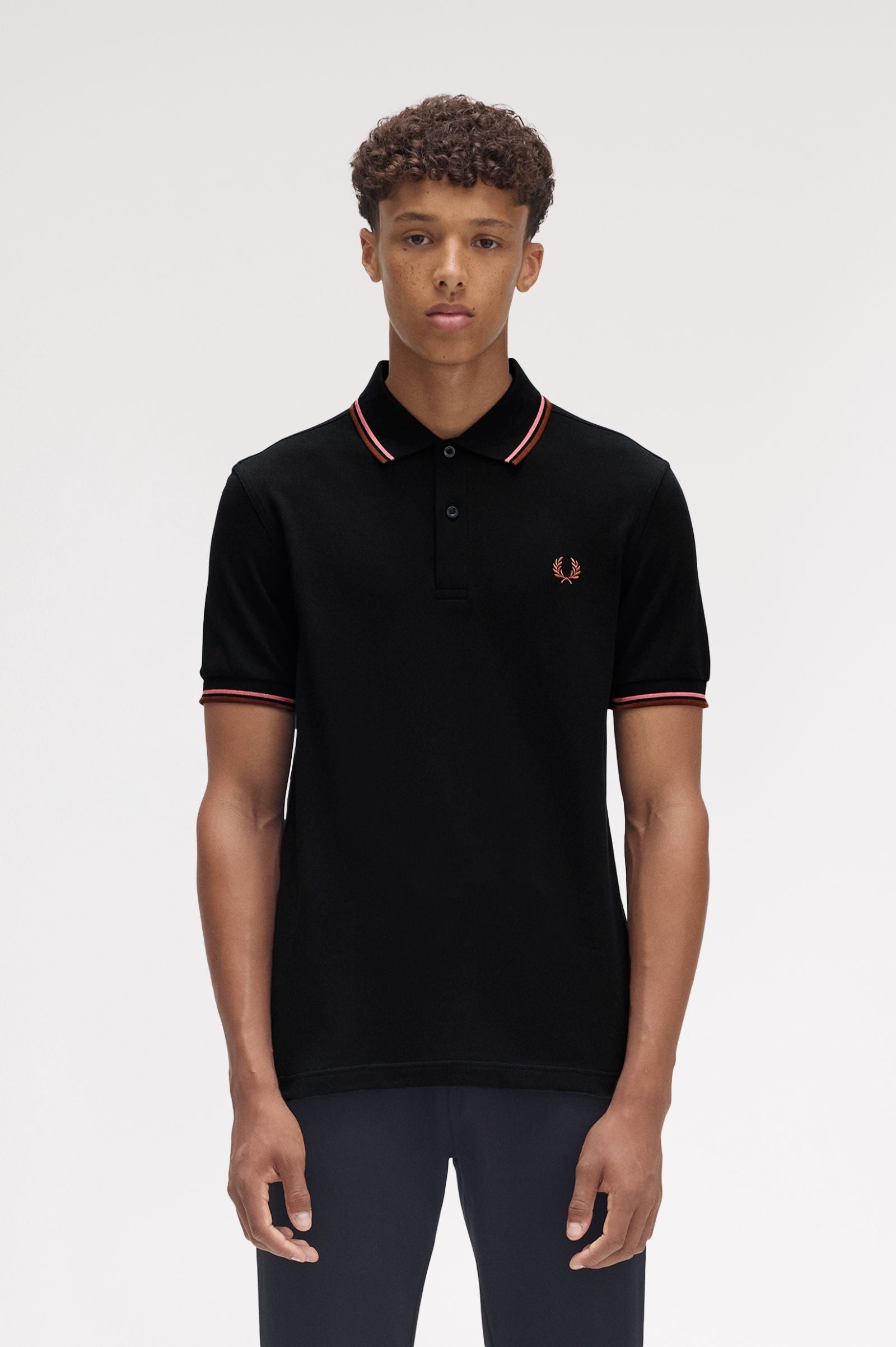 THE SHIRT (Black / Putty Pink / Whiskey Brown)