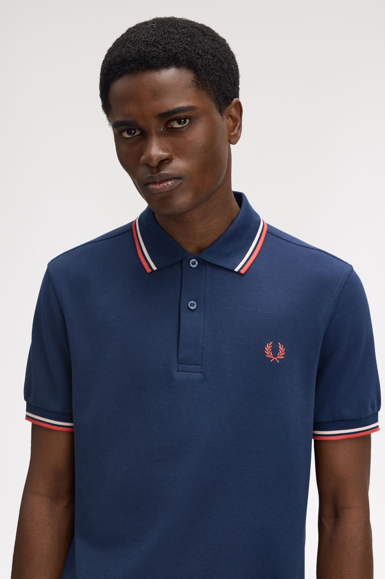 THE SHIRT (Tennis Blue / Silky Peach / Flamingo Tan)