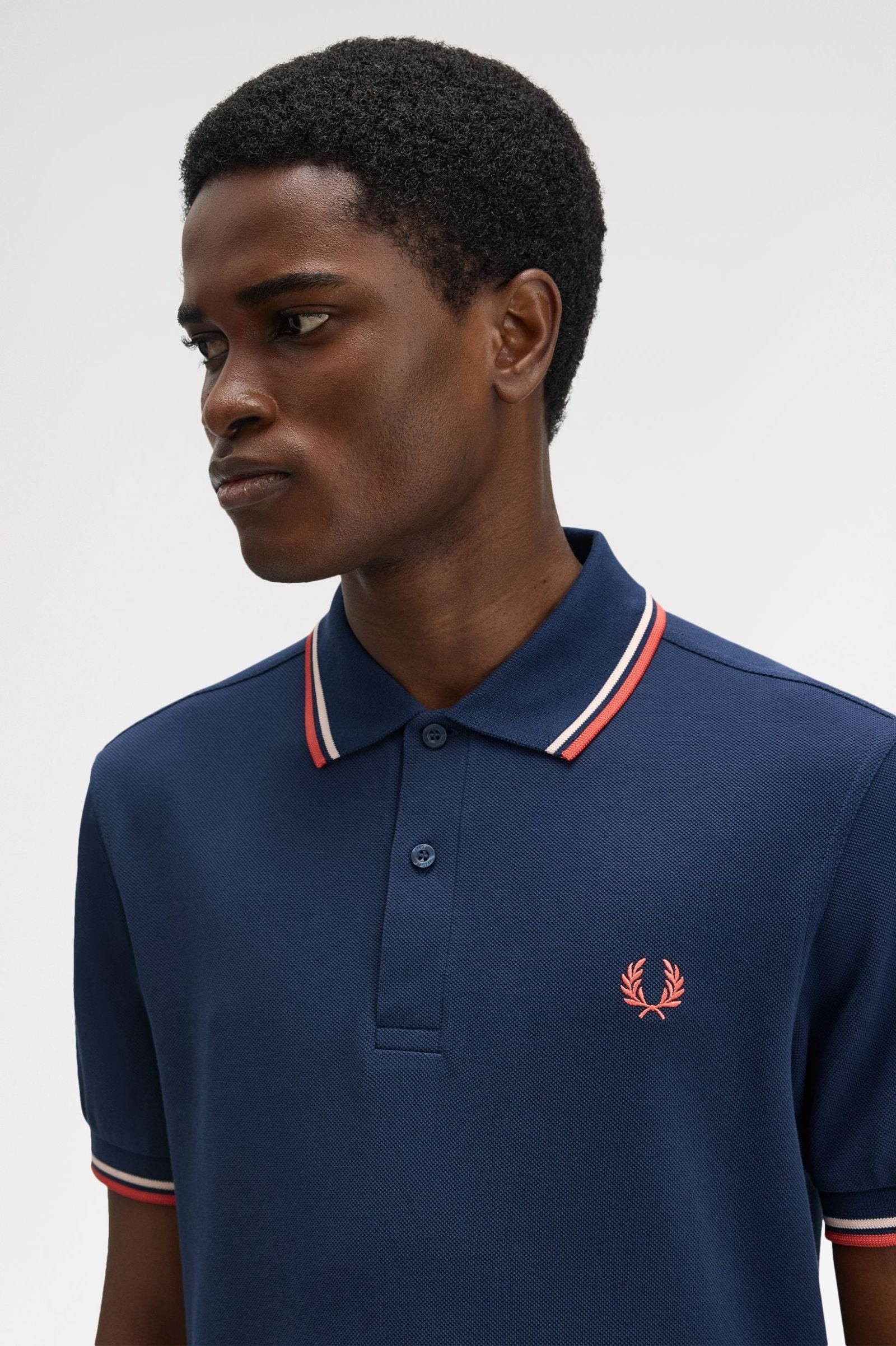 THE SHIRT (Tennis Blue / Silky Peach / Flamingo Tan)