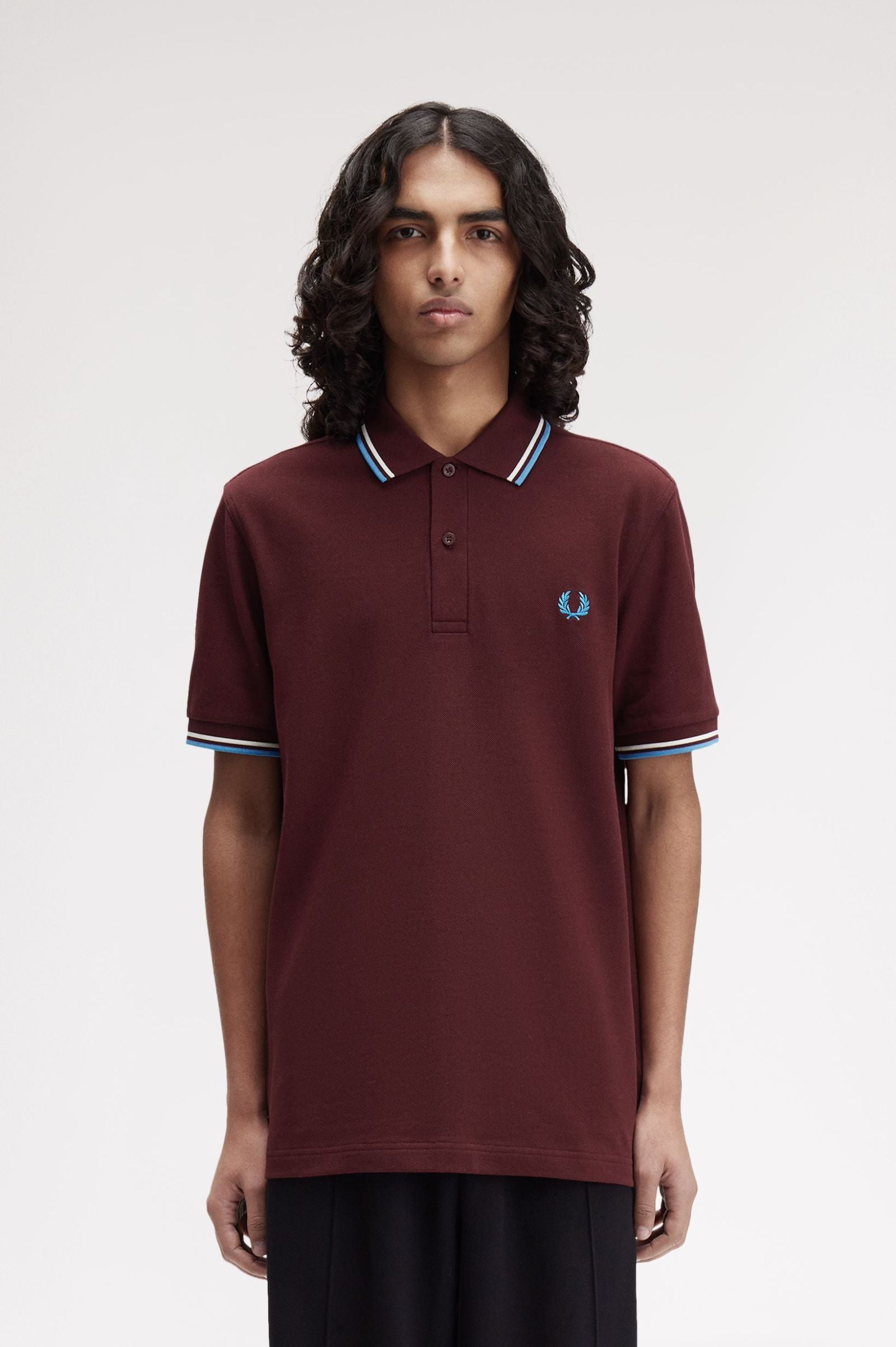 THE SHIRT (Dark Red / Raw / Field Blue)