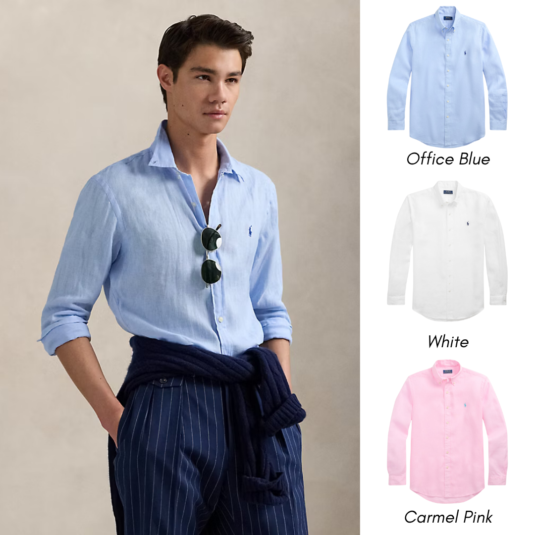 Lightweight Linen Shirt - Buy 1, Get 2 FREE (Delivery Worldwide)