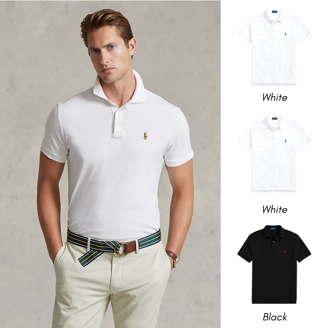 Classic Fit Cotton Polo Shirt - Buy 1, Get 2 FREE (Delivery Worldwide)