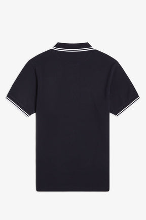 THE SHIRT (Navy Blue / White / White)