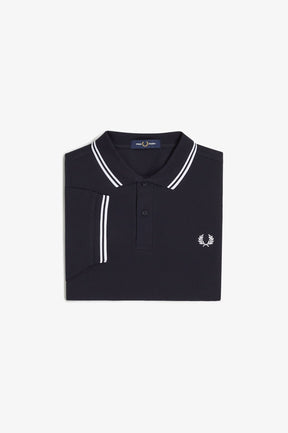 THE SHIRT (Navy Blue / White / White)