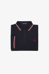 THE SHIRT (Navy Blue / Snow White / Burnt Red)