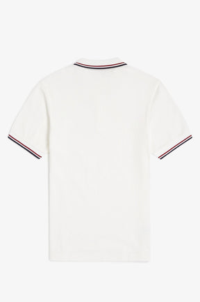 THE SHIRT (Snow White / Burnt Red / Navy Blue)