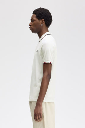 THE SHIRT (Snow White / Burnt Red / Navy Blue)