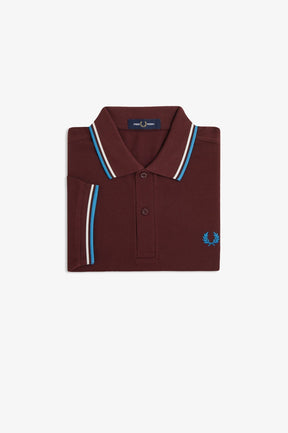 THE SHIRT (Dark Red / Raw / Field Blue)